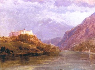 Salzburg Castle by Frederic Edwin Church